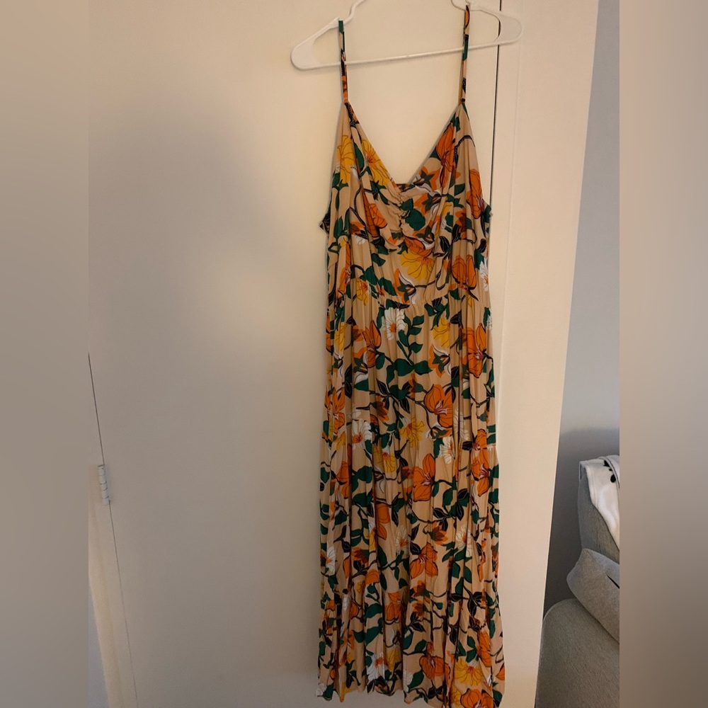 ELOQUII Floral Maxi Dress